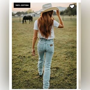 Wrangler cowboy cut slim jeans